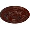 Ekena Millwork Granada Ceiling Medallion (Fits Canopies up to 7 1/8"), 23 1/2"OD x 2 3/4"P, Brushed Mahogany CM24GABMF - alternate 3